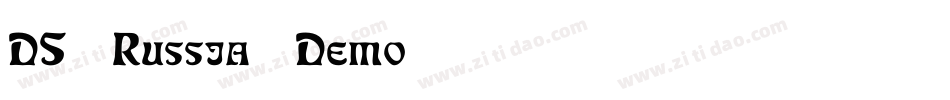 DS Russia Demo字体转换